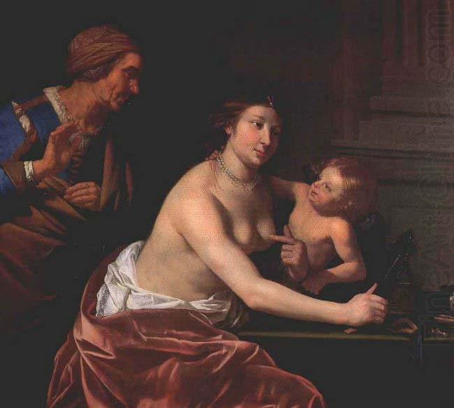 Venus and Amor and an old Woman, BIJLERT, Jan van